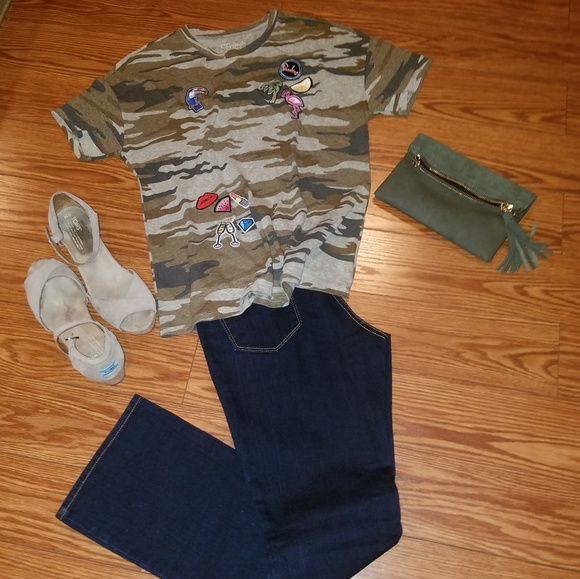 Tops - 2/$15 Carbon Copy Camouflage T-shirt